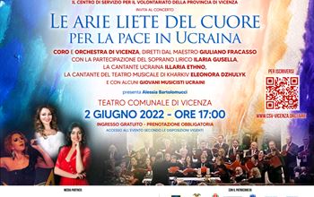 I 25 anni di Csv Vicenza e un  concerto con e per l’Ucraina